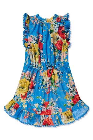 Alight floral cotton dress ZIMMERMANN KIDS | 1897DRS241BUF